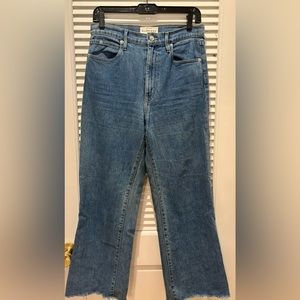 Slvrlake Grace Crop in Forever Blue size 28